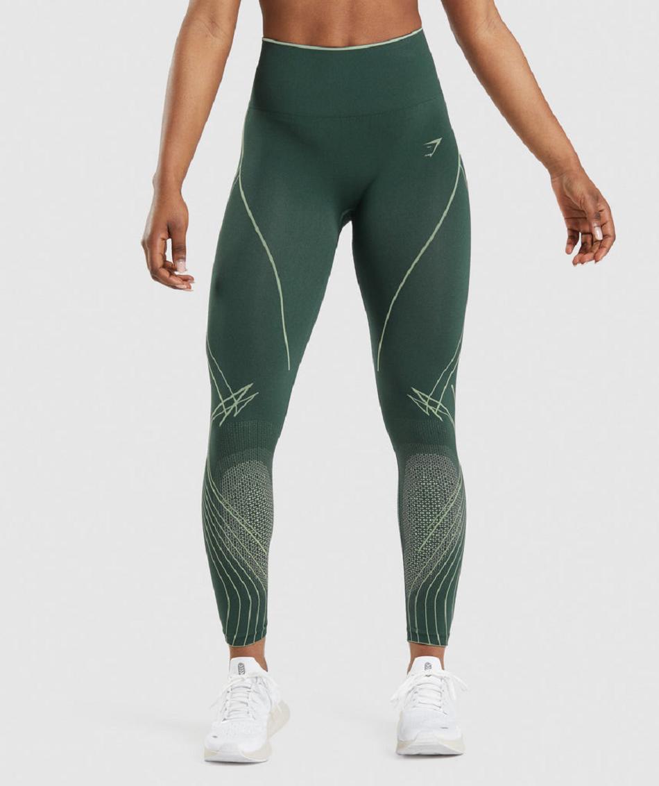 Leggins Gymshark Apex Seamless High Rise Mujer Obsidian | CO 2824MQZ